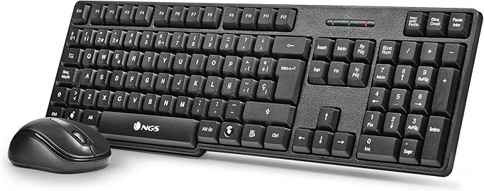NGS Euphoria- Kit de Ratón y Teclado Inalámbrico